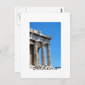 Carte Postale Parthenon d'Athènes (Devant / Derrière)
