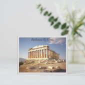 Carte Postale Parthénon D'Athènes (Debout devant)