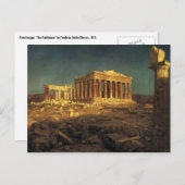 Carte postale "Parthénon" de l'église (Devant / Derrière)