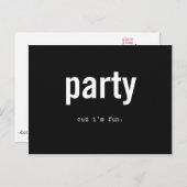 Carte Postale parti (Devant / Derrière)