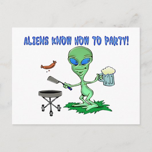 Carte Postale Parti Alien (Devant)