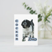 Carte Postale Parti Cocker Spaniel Papa 4 (Debout devant)
