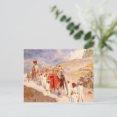 Carte Postale Parti de chasse indien par Edwin Lord Weeks (Debout devant)