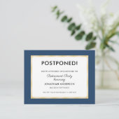 Carte Postale Parti de retraite reporté (Debout devant)