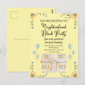 Carte Postale Parti du bloc de quartier (Devant / Derrière)