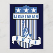 Carte Postale Parti libertarien (Devant)