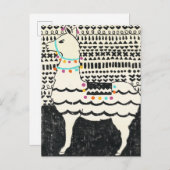 Carte Postale Parti Llama (Devant / Derrière)