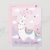 Carte Postale Parti Llama (Devant / Derrière)