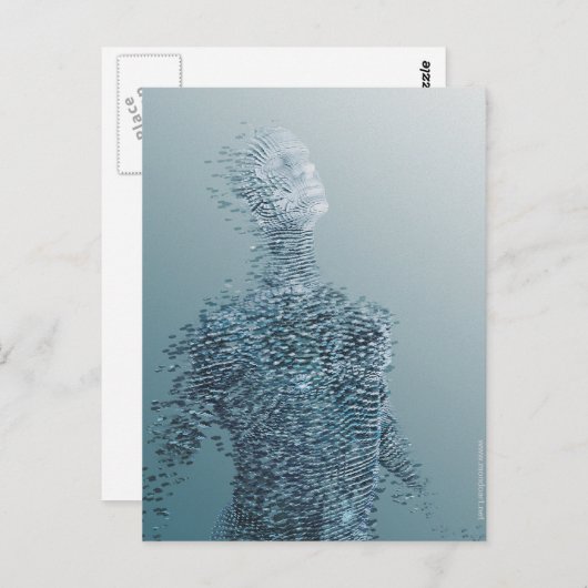 Carte Postale Particules (Devant / Derrière)