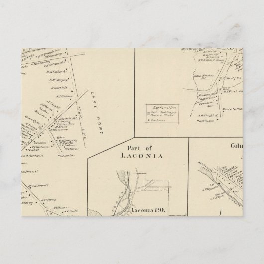 Carte Postale Partie de la Laconie (Devant)