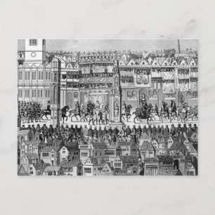 Carte Postale Partie de la procession du couronnement