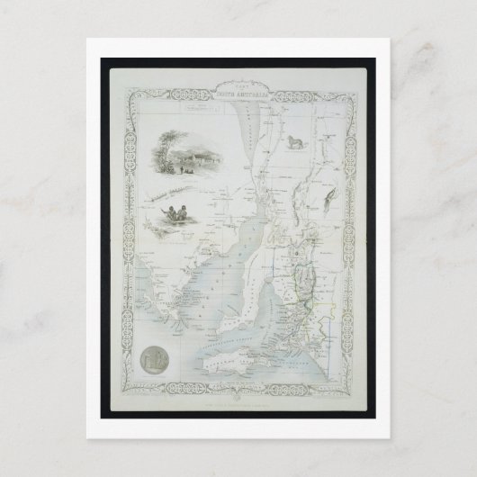 Carte Postale Partie de l'Australie du Sud, tiré d'une série de (Devant)