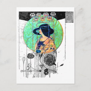 Carte Postale Partie vue - Partie imaginée par Charles R. Mackin