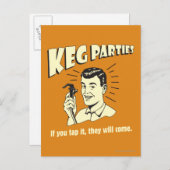 Carte Postale Parties de barillet : Si le robinet il elles (Devant / Derrière)