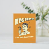 Carte Postale Parties de barillet : Si le robinet il elles (Debout devant)