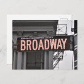 Carte Postale parties scintillant à large (Devant / Derrière)