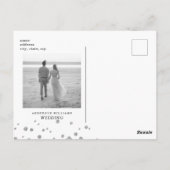 Carte Postale Parties scintillant Argent Image & Photo Noir Enre (Dos)