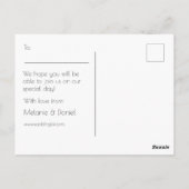 Carte Postale Parties scintillant Art déco moderne Gatsby Save t (Dos)