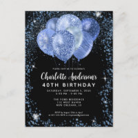 Parties scintillant Bleue de la Marine Noire moder