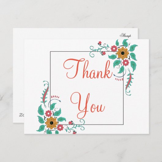 Carte Postale Parties scintillant Bleue tendance à bas prix Merc (Devant / Derrière)