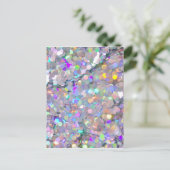 Carte Postale Parties scintillant Confetti Sparkles (Debout devant)