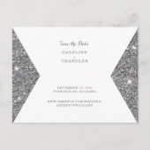 Carte Postale Parties scintillant d'argent mariage d'image Enreg (Devant)