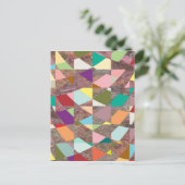 Carte Postale Parties scintillant de couleurs Abstraites (Debout devant)