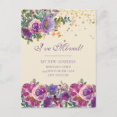 Carte Postale Parties scintillant Déplacement Faire-part rose vi (Devant)