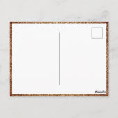 Carte Postale Parties scintillant d'or noir photo Anniversaire M (Dos)