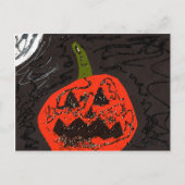 Carte Postale Parties scintillant effrayante Jack o' Lantern (Devant)
