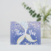 Carte Postale Parties scintillant lunaire Plage de sirène sous l (Debout devant)