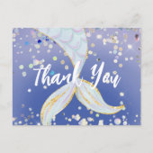 Carte Postale Parties scintillant lunaire Plage de sirène sous l (Devant)