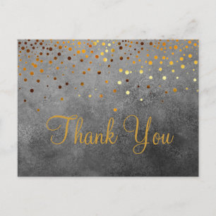 Carte Postale Parties scintillant Or Bleu tendance à bas prix M