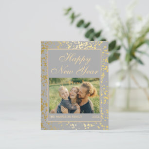 Carte Postale Parties scintillant or brillant Nouvel An Photo Gr