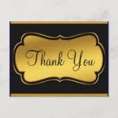 Carte Postale Parties scintillant Or tendance à bas prix Merci n (Devant)