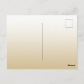 Carte Postale Parties scintillant or Vert Turquoise Aqua Bleu Te (Dos)