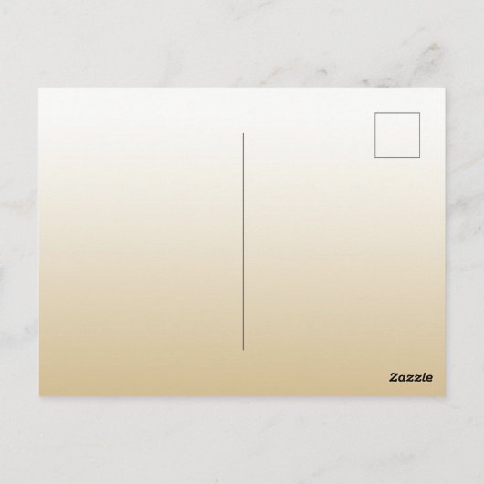 Carte Postale Parties scintillant or Vert Turquoise Aqua Bleu Te (Dos)