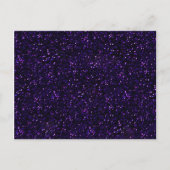 Carte Postale Parties scintillant pourpre d'Améthyste foncé (Devant)