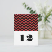 Carte postale Parties scintillant Red Chevron (Debout devant)