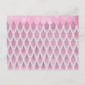 Carte Postale Parties scintillant rose brillant - Balances de po (Devant)