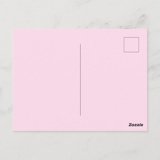 Carte Postale Parties scintillant rose Cheetah Imprimer (Dos)
