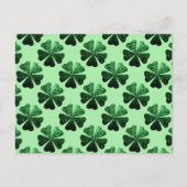 Carte Postale Parties scintillant vert foncé brillant Shamrock m (Devant)