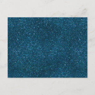 Carte Postale Parties scintillant verte de minuit