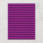 Carte Postale Parties scintillant Zag Purple Zig (Devant)