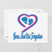 Carte Postale Partis Mais Pas Oubliés (Devant / Derrière)