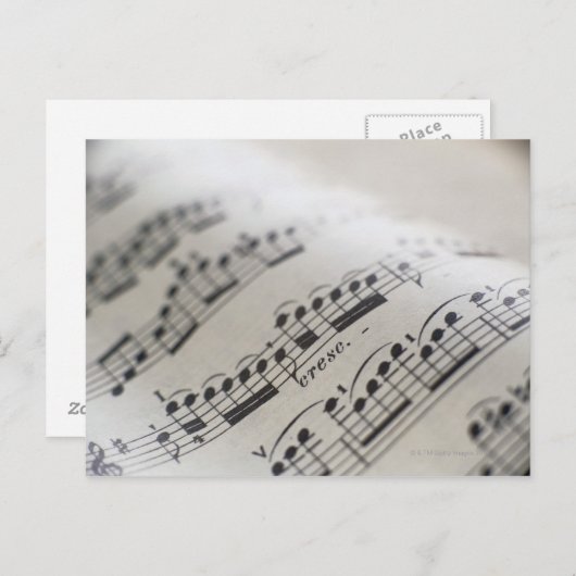 Carte Postale Partition 9 (Devant / Derrière)