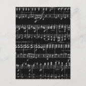 Carte Postale Partition colorée (Devant)