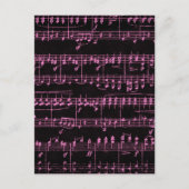 Carte Postale Partition colorée (Devant)