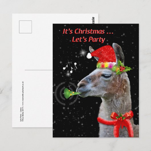 Carte postale Party (Devant / Derrière)