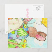 Carte postale Party Bunny (Devant / Derrière)